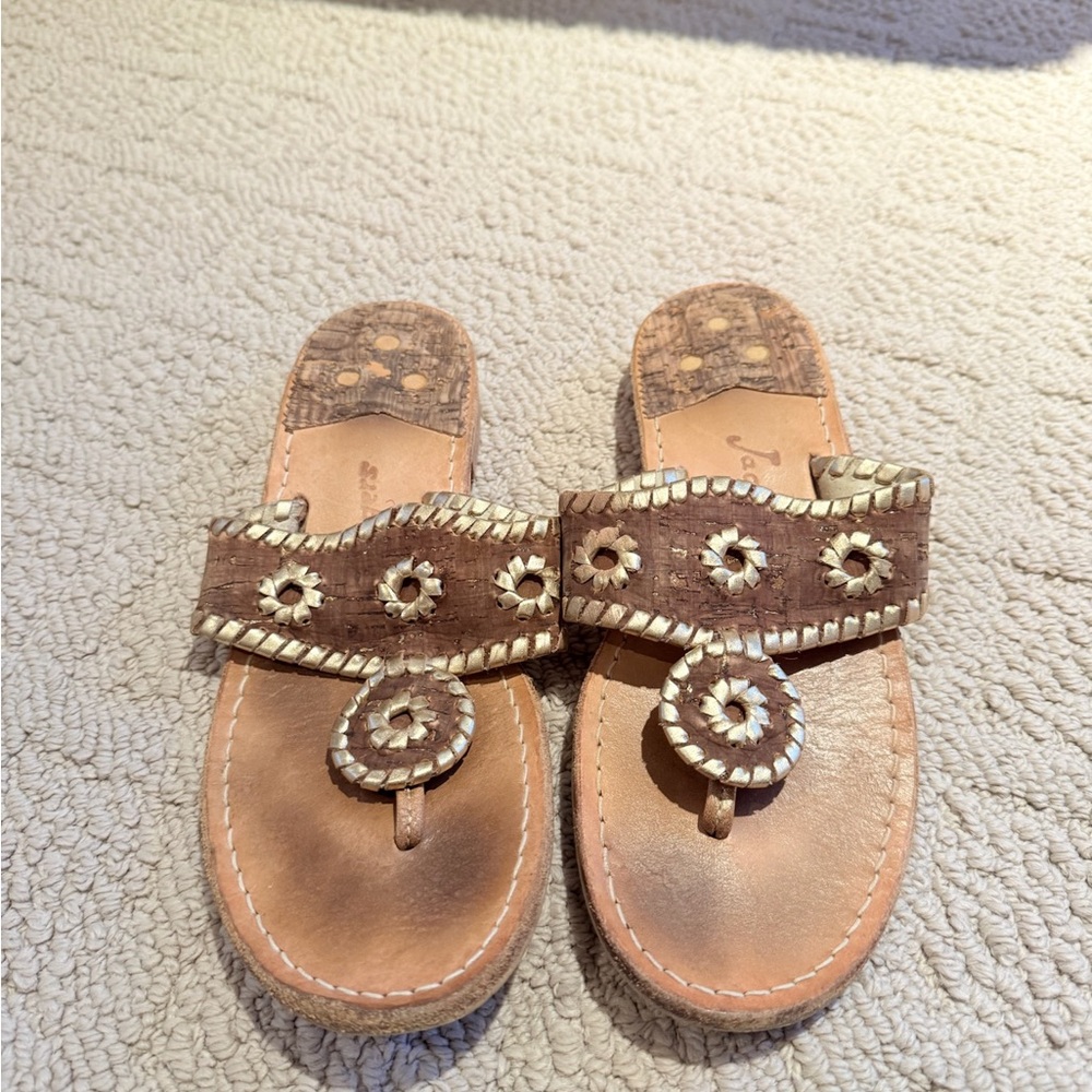 Jack Rogers Brown Sandals - Picture 2 of 4
